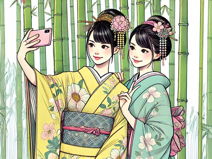 嵐山で人気の着物レンタル4選!カップルや男性向けプランも充実